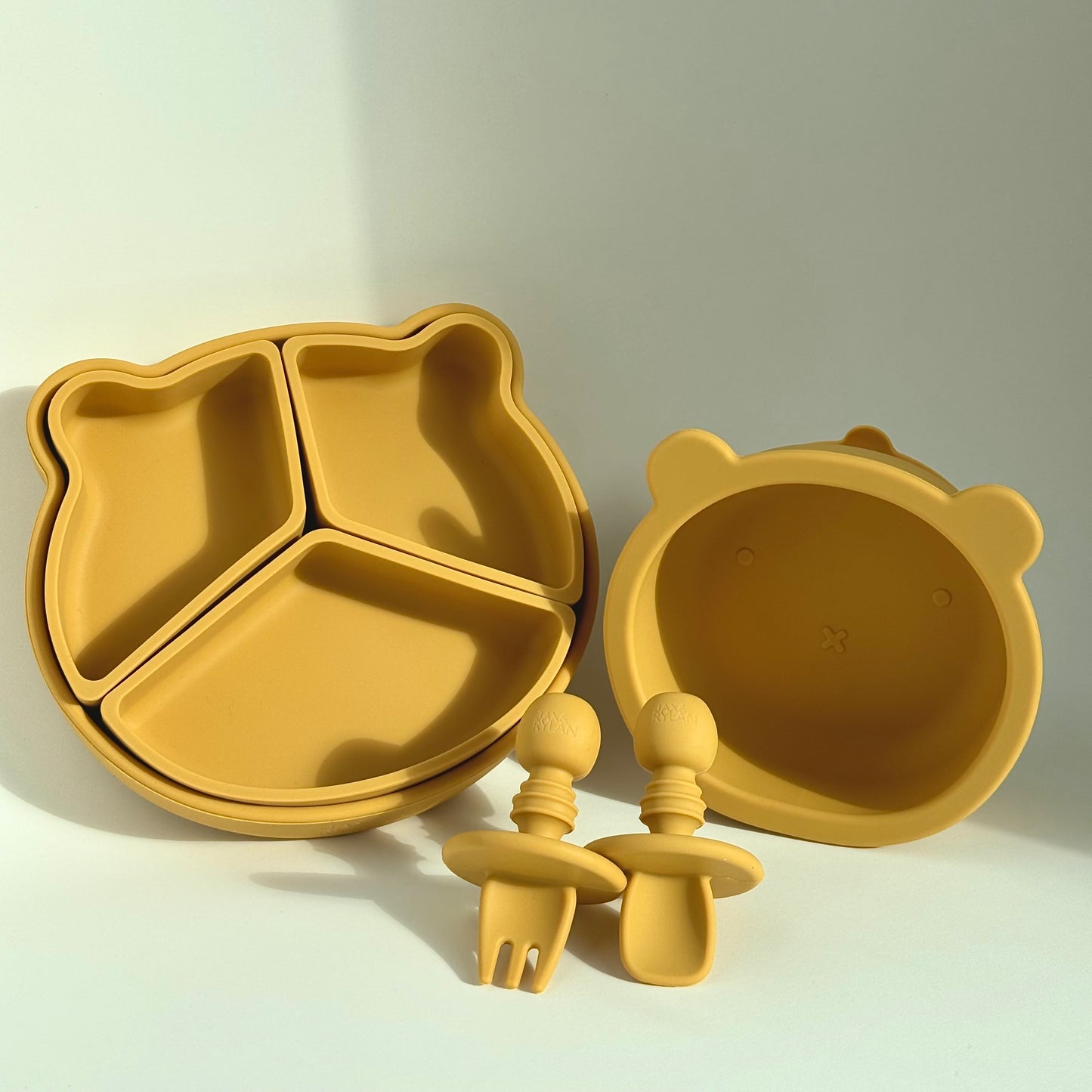 Jax Bear Suction Silicone Bowl