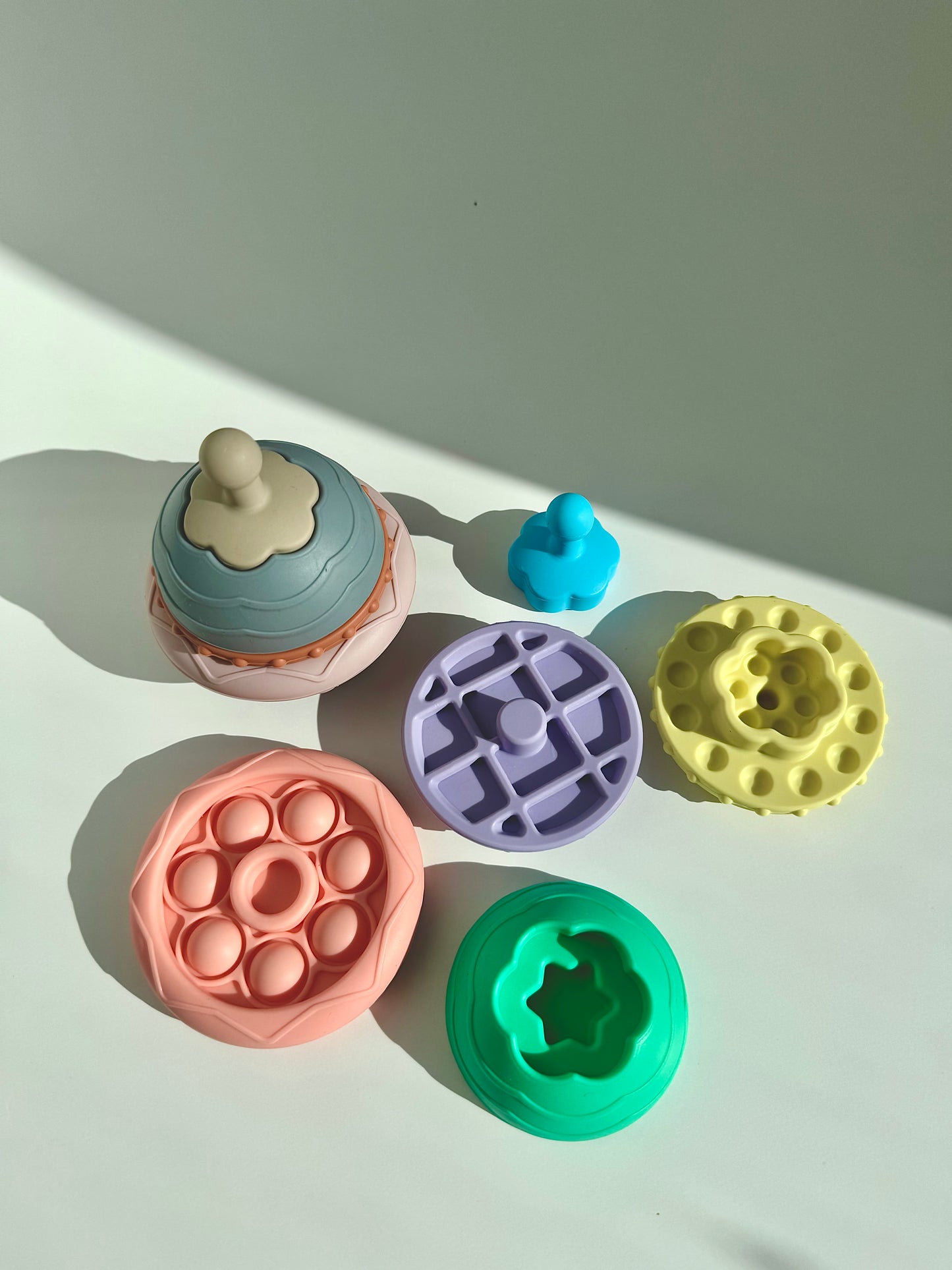 Spaceship Stacker Montessori Toy